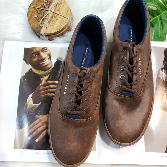 Tommy Hilfiger Brown Mens Shoes 